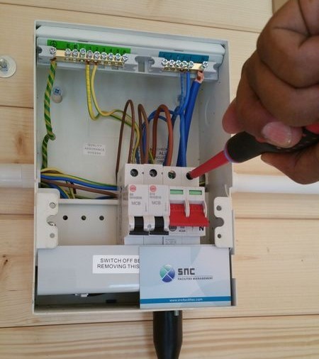 SNC offer a fuse board replacement service